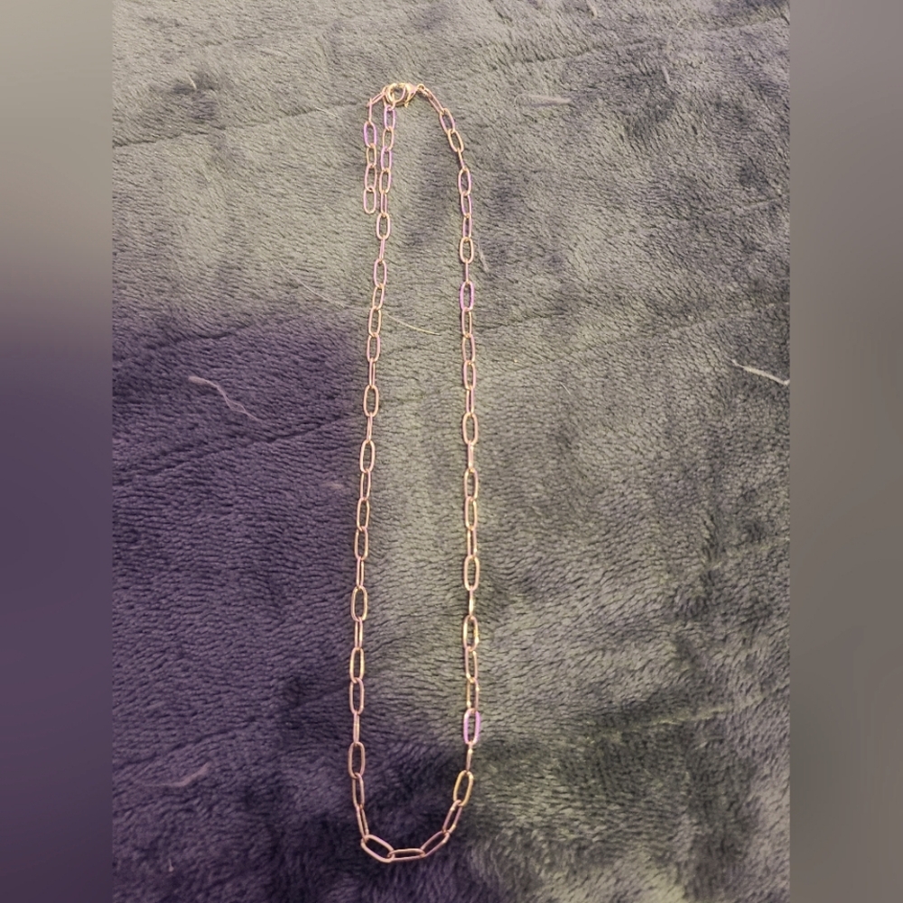 Pair of chain link necklaces